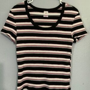 No Boundaries Stripped Top